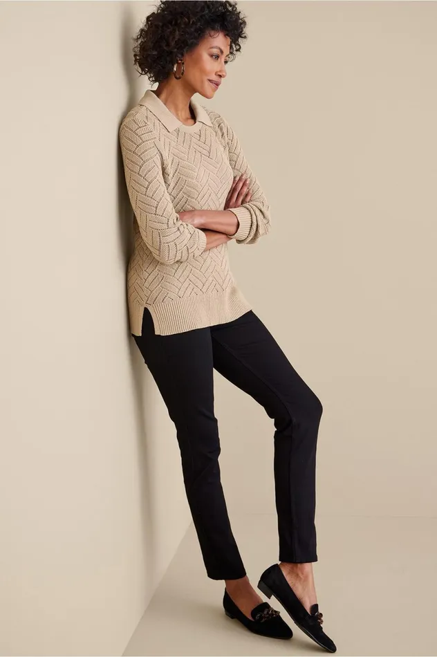 Soft Surroundings Verrana Sweater Beige Women Sweaters and Cardigans Soft Surroundings Verrana Sweater Beige Women Sweaters and Cardigans