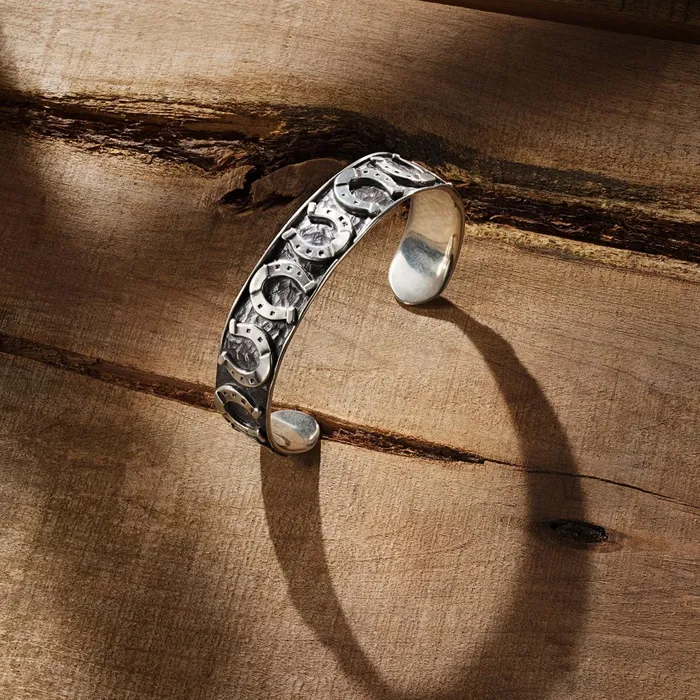 Stetson Bracelets Men Horseshoe Cuff Horseshoe Cuff