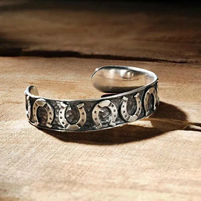 Stetson Bracelets Men Horseshoe Cuff Horseshoe Cuff