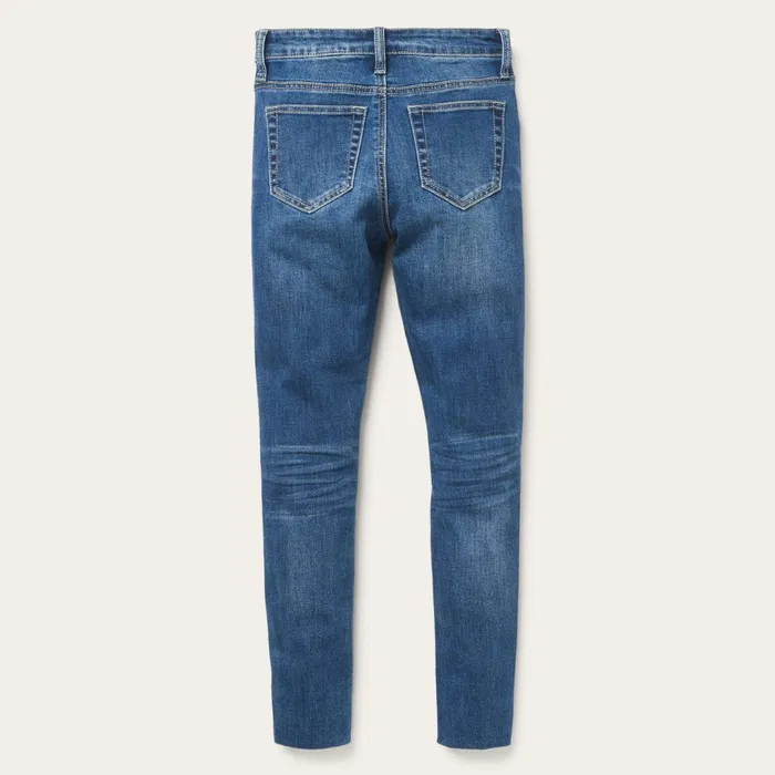 Stetson Denim Women 902 High Waist Slim Fit Jean Blue