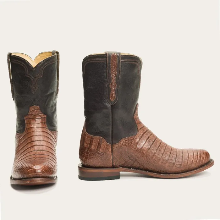 Stetson Exotics Men Puncher Exotic Boots Brown