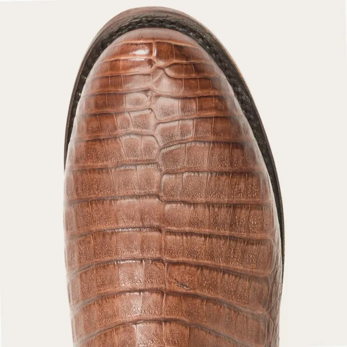 Stetson Exotics Men Puncher Exotic Boots Brown