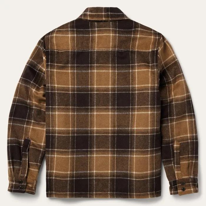 Stetson Jackets Men Brown Plaid Western Coat Brown