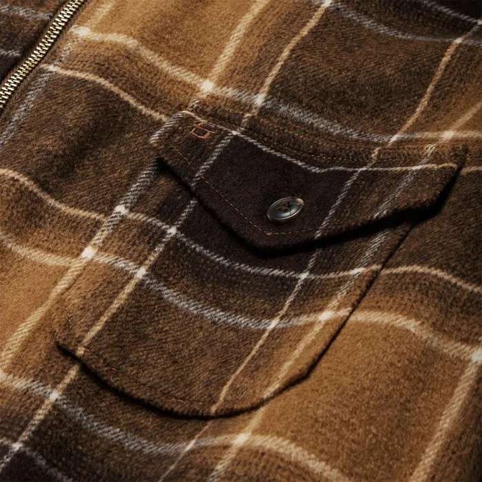 Stetson Jackets Men Brown Plaid Western Coat Brown