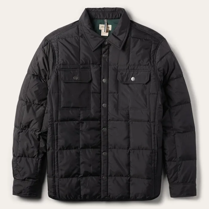 Stetson Jackets Men Crushable Black Parachute Jacket Black