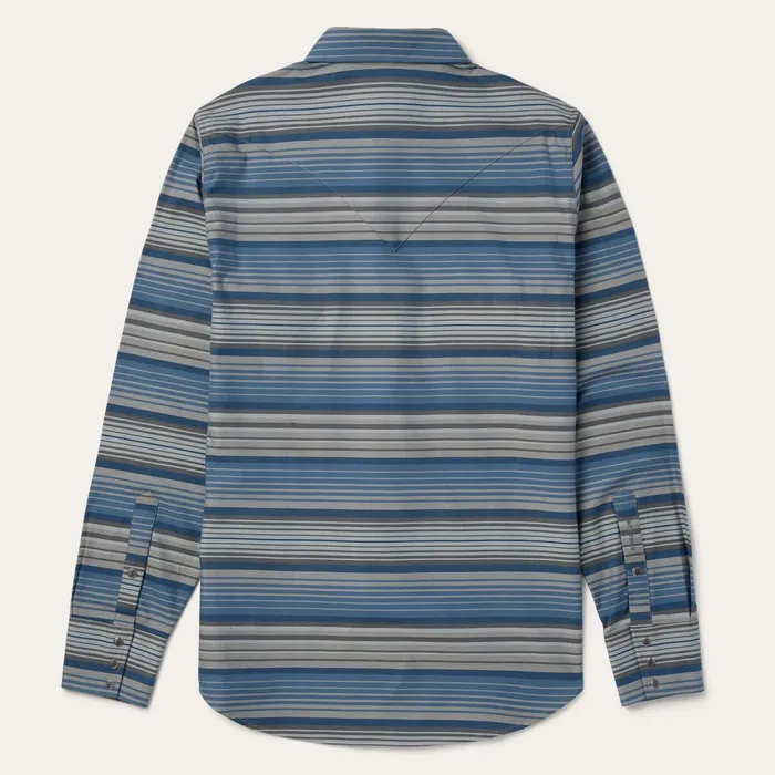 Stetson Modern Cut Men Serape Stripe Western Shirt Serape Stripe Western Shirt