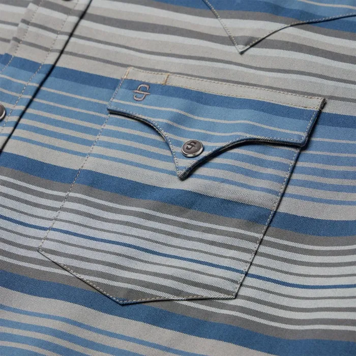 Stetson Modern Cut Men Serape Stripe Western Shirt Serape Stripe Western Shirt