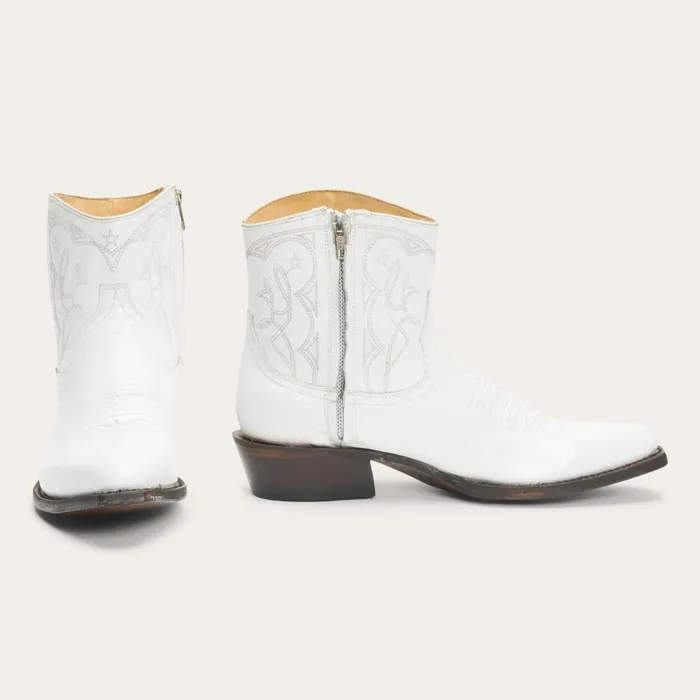 Stetson Shorties Women Annika Boots White