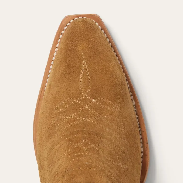 Stetson Shorties Women Reed Western Mules Tan