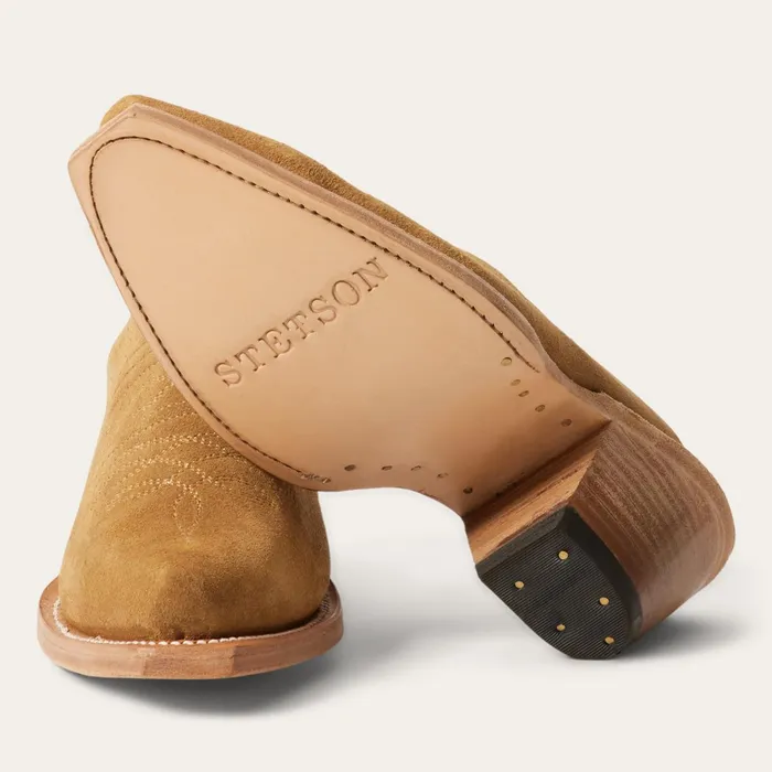 Stetson Shorties Women Reed Western Mules Tan