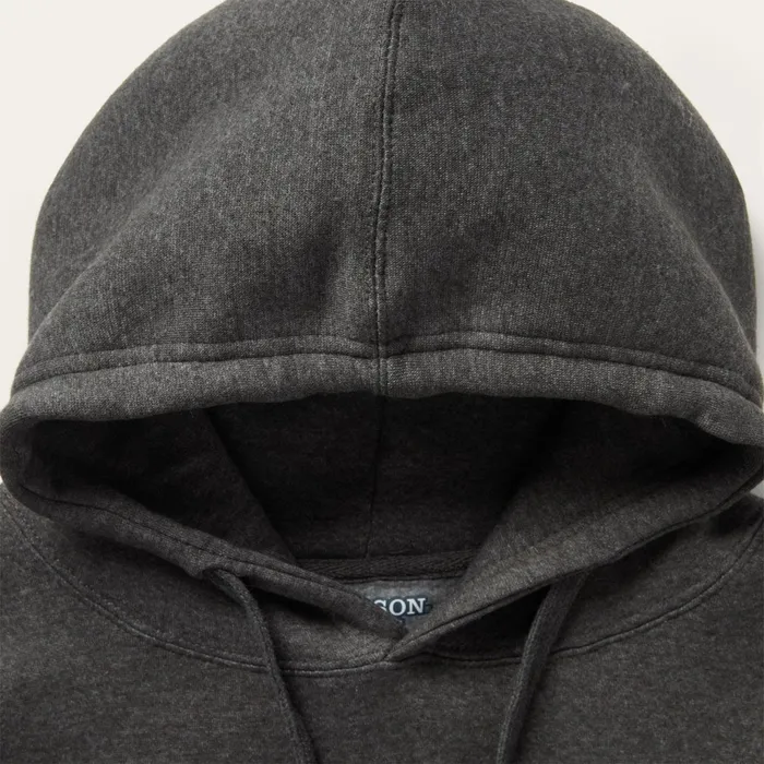 Stetson Sweaters and Hoodies Men Bison Hoodie Grey
