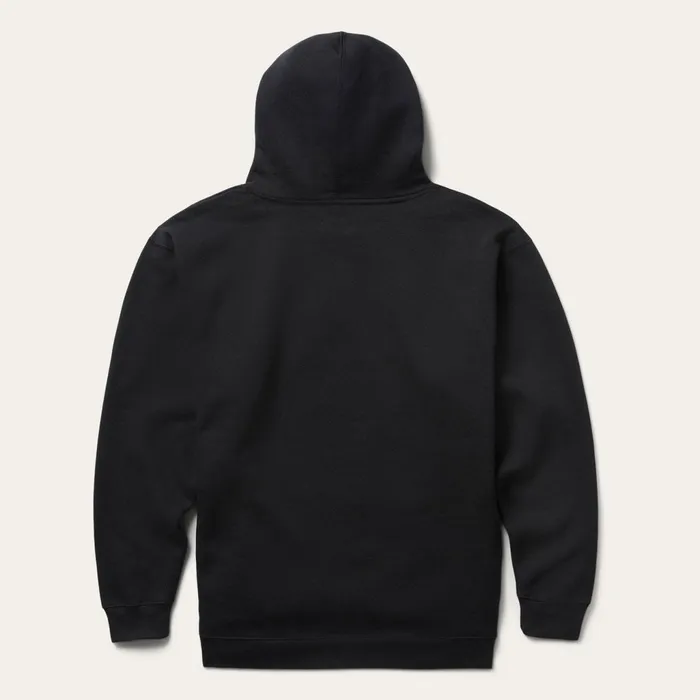 Stetson Sweaters and Hoodies Men Classic Crest Hooded Sweatshirt Black