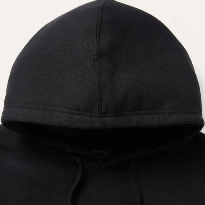 Stetson Sweaters and Hoodies Men Classic Crest Hooded Sweatshirt Black