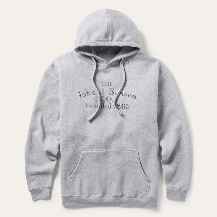 Stetson Sweaters and Hoodies Men John B Co Hooded Sweatshirt Grey