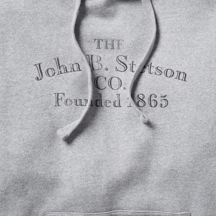 Stetson Sweaters and Hoodies Men John B Co Hooded Sweatshirt Grey