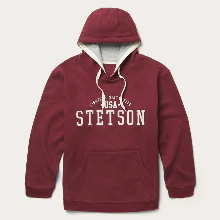Stetson Sweaters and Hoodies Men Stetson Hooded Sweatshirt Red