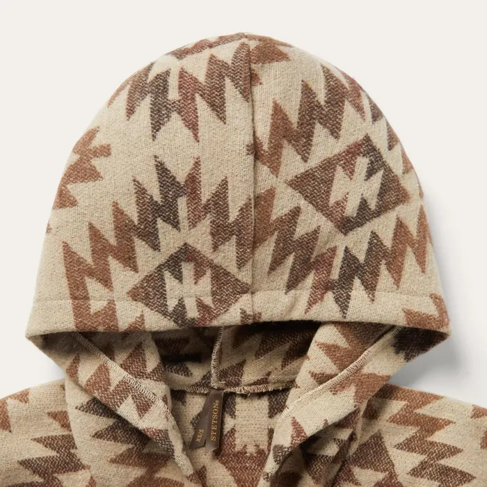 Stetson Sweaters Women Tan Aztec Poncho Brown
