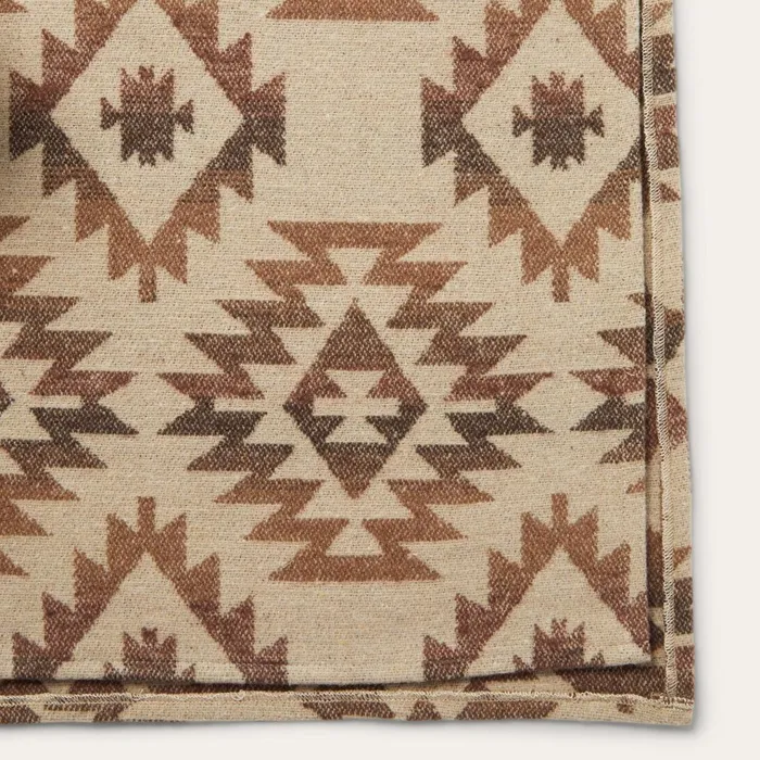 Stetson Sweaters Women Tan Aztec Poncho Brown