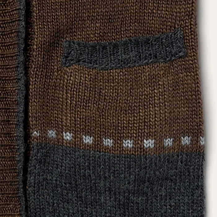 Stetson Sweaters Women Vintage Steer Head Cardigan Brown