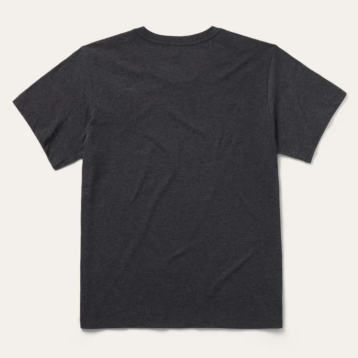 Stetson Tees Men Bison Spirit Graphic Tee Black