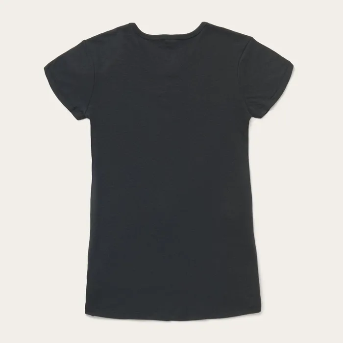Stetson Tees Women Bison Graphic Tee Black