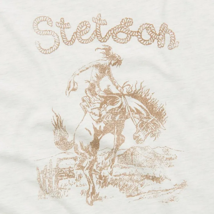 Stetson Tees Women Giddy Up Graphic Tee White