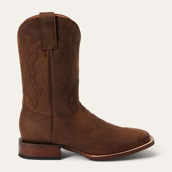 Stetson Western Men Bowie Boots Brown