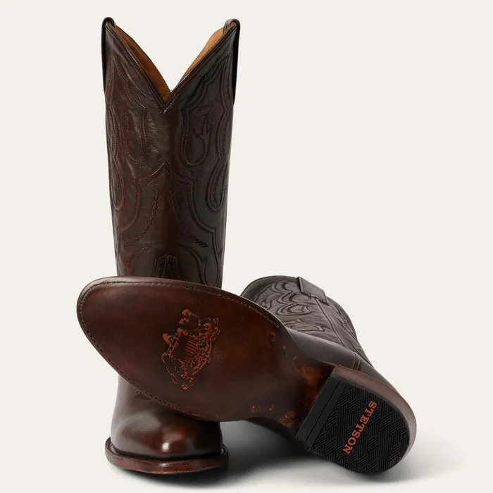 Stetson Western Men Carlisle Western Boots Burnished Brown