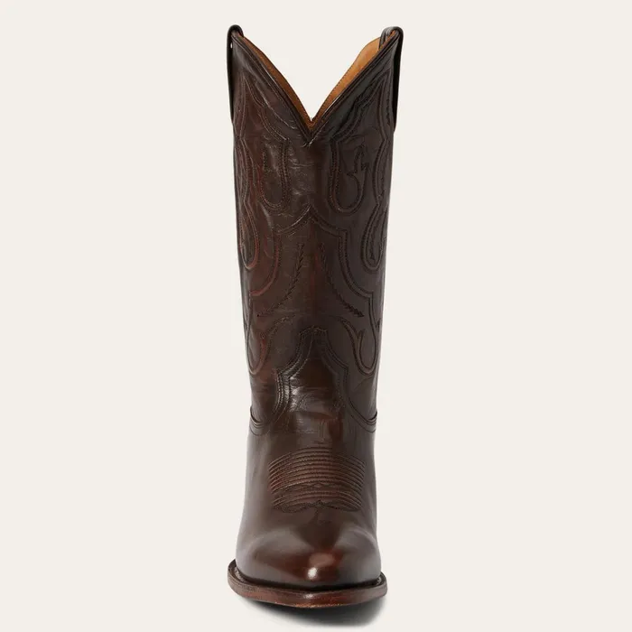 Stetson Western Men Carlisle Western Boots Burnished Brown