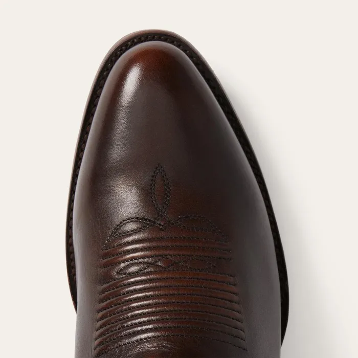 Stetson Western Men Carlisle Western Boots Burnished Brown