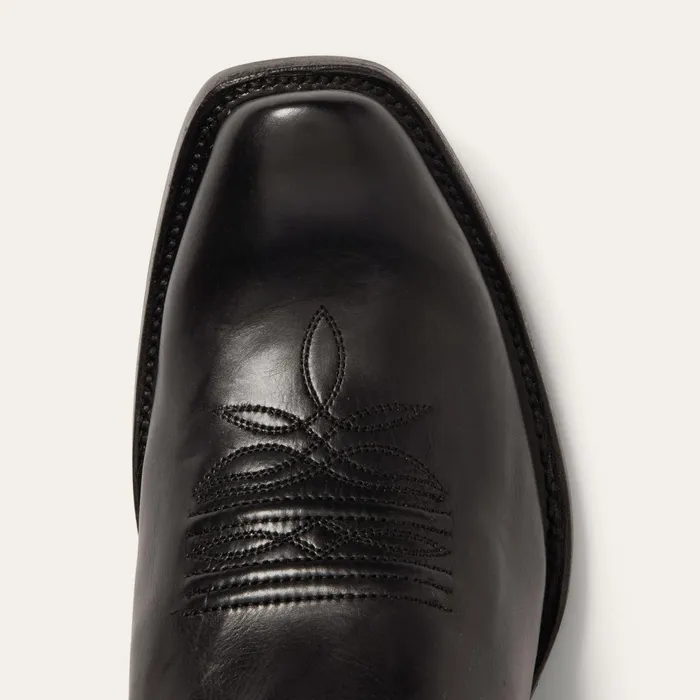 Stetson Western Men Garrett Boots Black