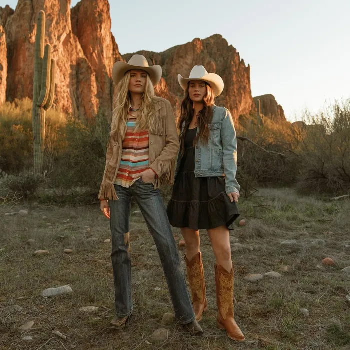 Stetson Western Shirts Women Sunset Serape Print Western Shirt Multi