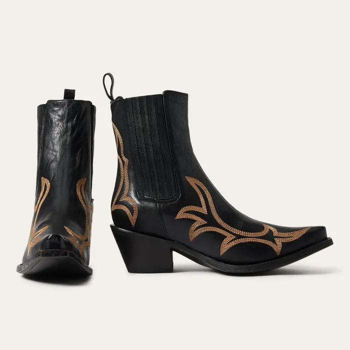 Stetson Western Women Greta Boots Black