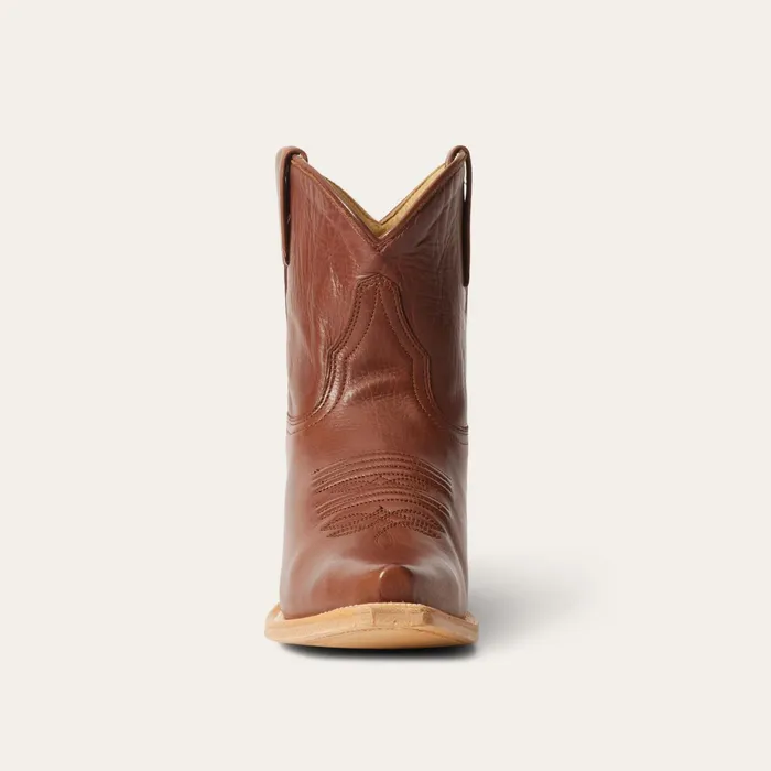Stetson Western Women Riley Shorty Boots Brown