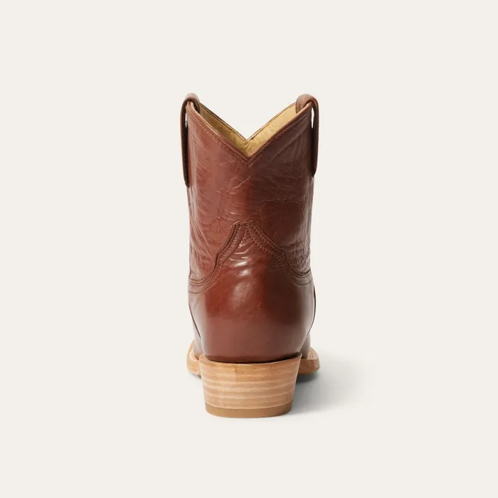 Stetson Western Women Riley Shorty Boots Brown