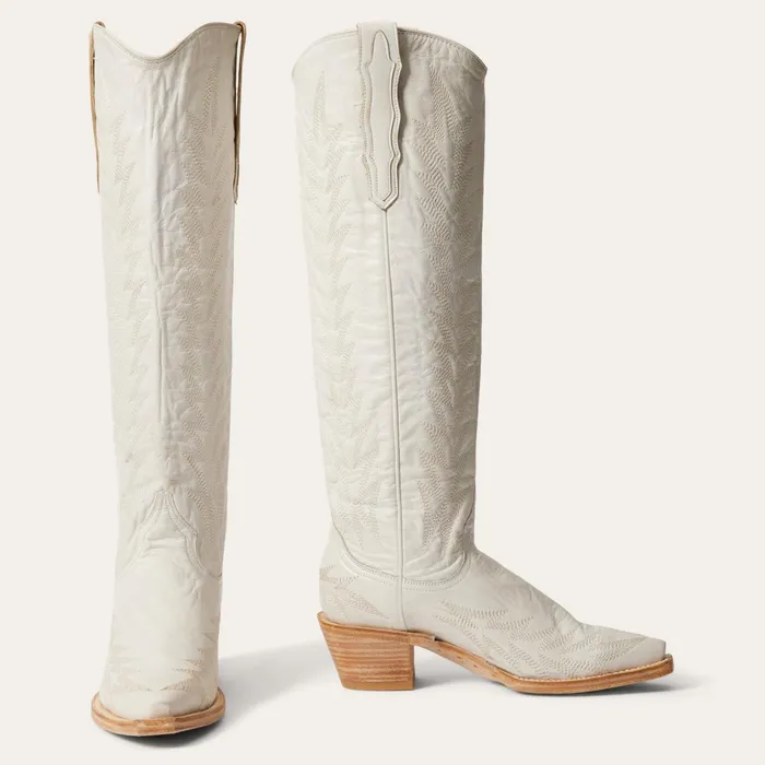 Stetson Western Women Sarah Boots White