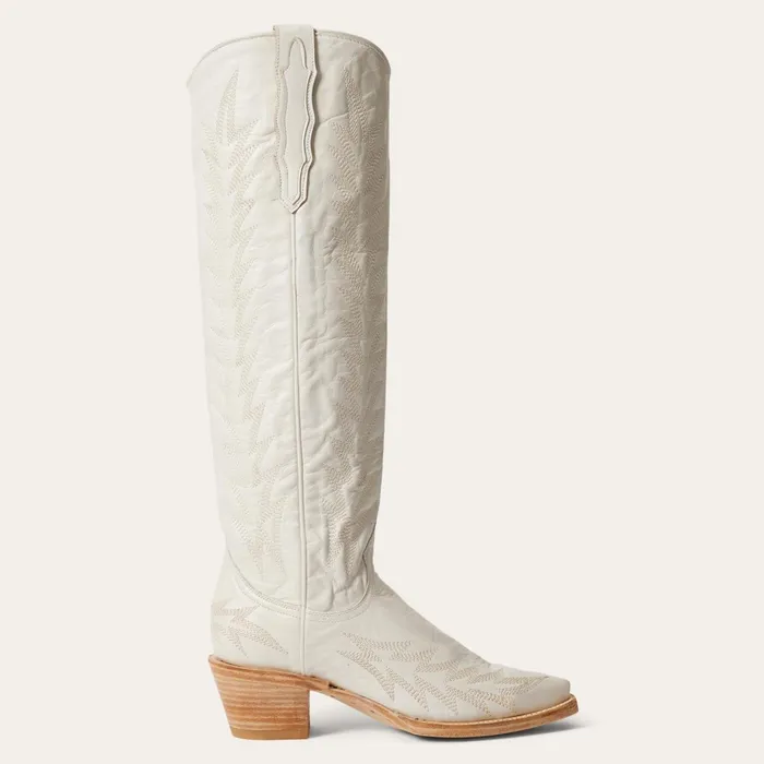 Stetson Western Women Sarah Boots White