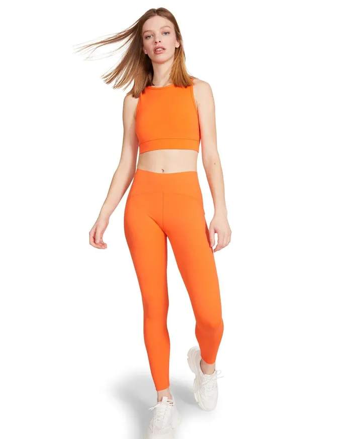 Steve Madden Active Legging Orange Womens Bottoms Steve Madden Active Legging Orange Womens Bottoms