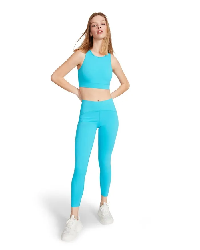 Steve Madden Active Legging Turquoise Womens Bottoms