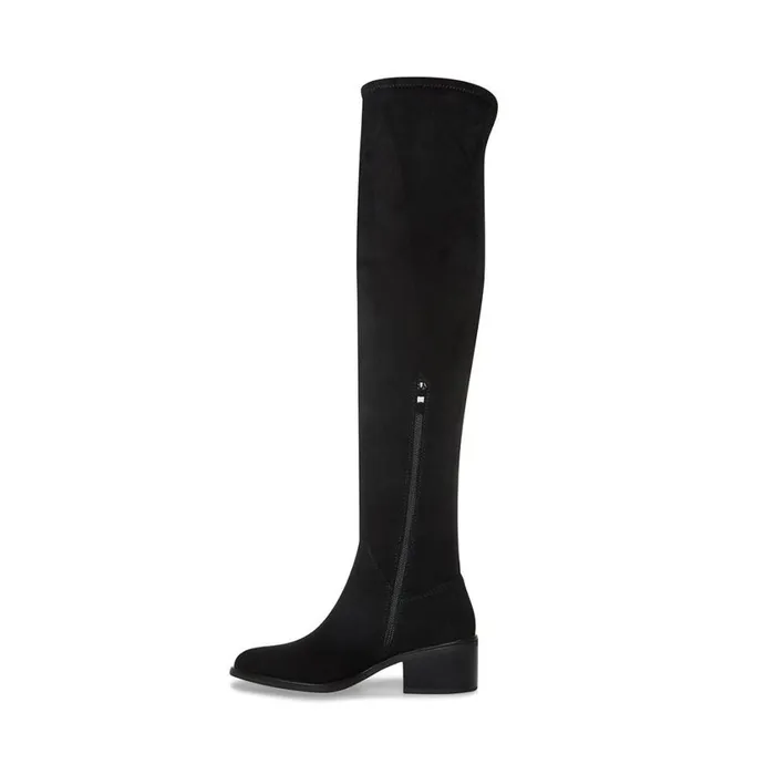 Steve Madden Aggie Black Womens Boots Steve Madden Aggie Black Womens Boots