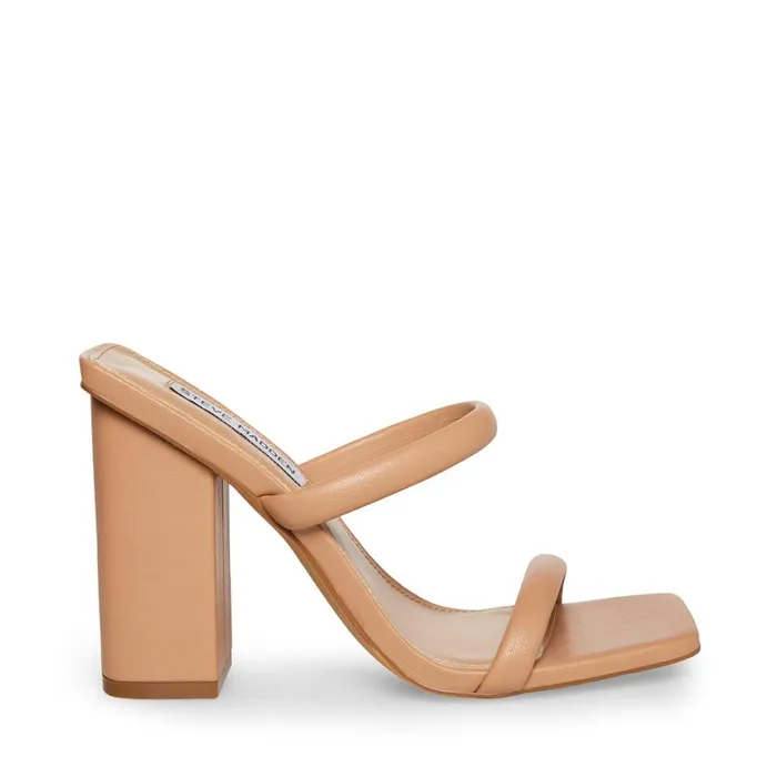 Steve Madden Blake Tan Womens Mules