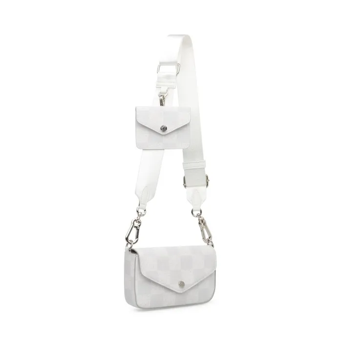 Steve Madden Bperks White Womens Shoulder Bags Steve Madden Bperks White Womens Shoulder Bags