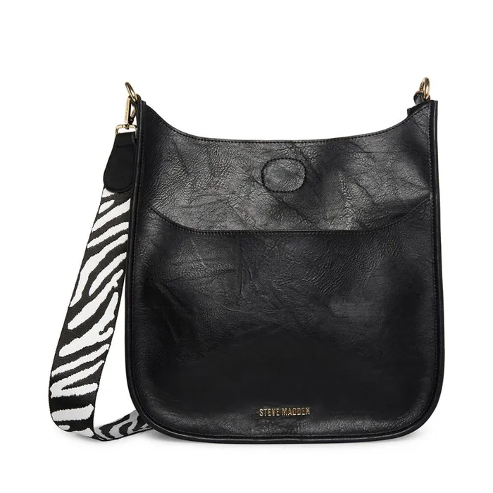Steve Madden Brayaa Black Womens Shoulder Bags