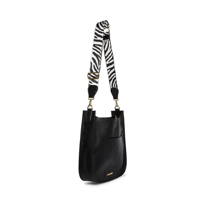 Steve Madden Brayaa Black Womens Shoulder Bags Steve Madden Brayaa Black Womens Shoulder Bags