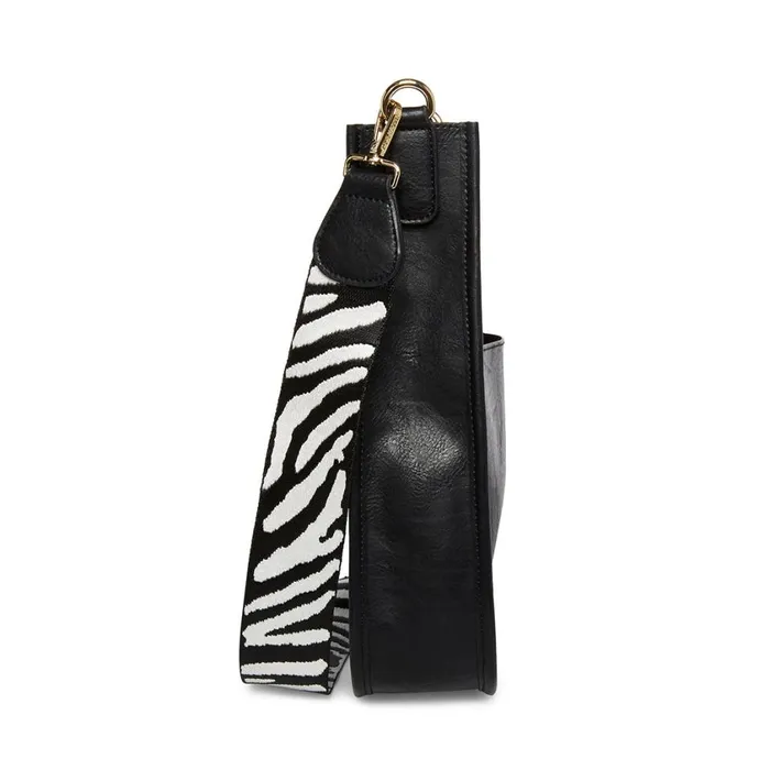 Steve Madden Brayaa Black Womens Shoulder Bags Steve Madden Brayaa Black Womens Shoulder Bags