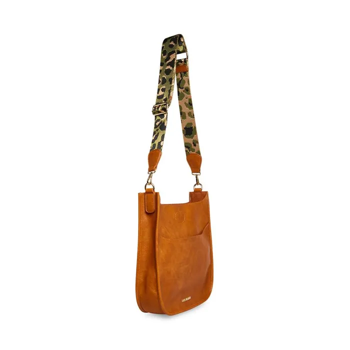 Steve Madden Brayaa Cognac Womens Shoulder Bags Steve Madden Brayaa Cognac Womens Shoulder Bags