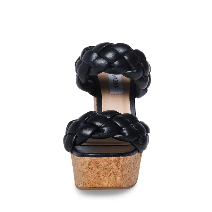Steve Madden Bria Black Womens Wedges Steve Madden Bria Black Womens Wedges