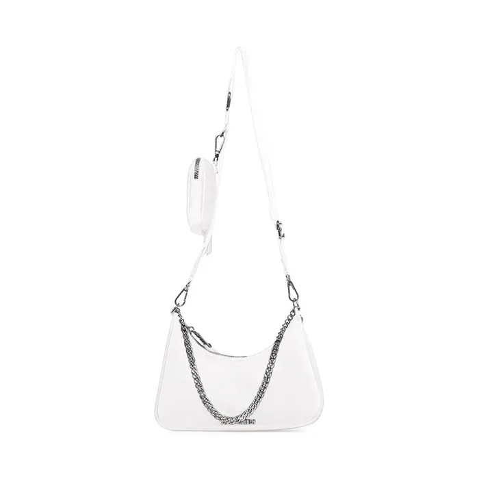 Steve Madden Bvital White Womens Shoulder Bags Steve Madden Bvital White Womens Shoulder Bags