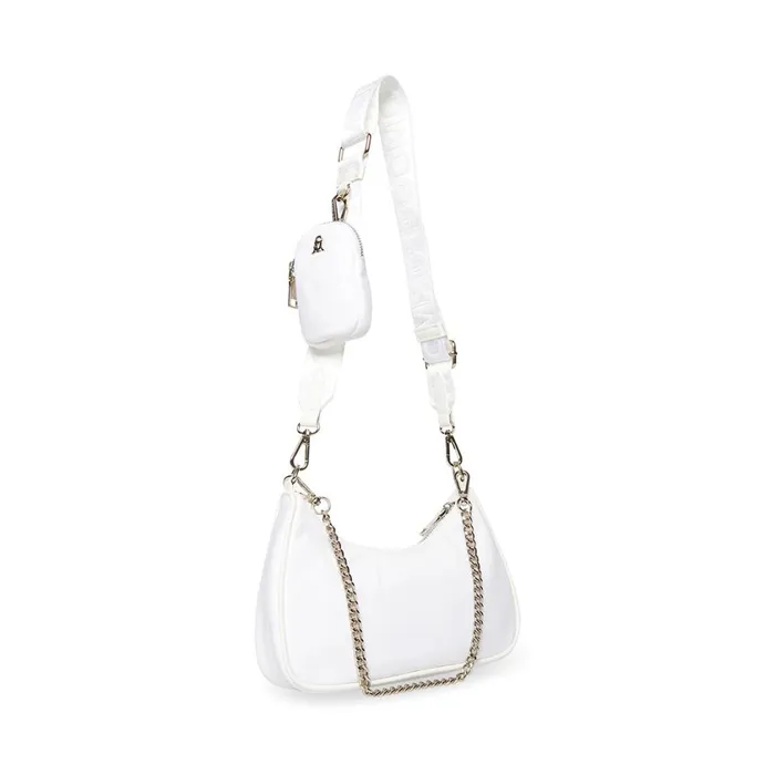 Steve Madden Bvital White Womens Shoulder Bags Steve Madden Bvital White Womens Shoulder Bags