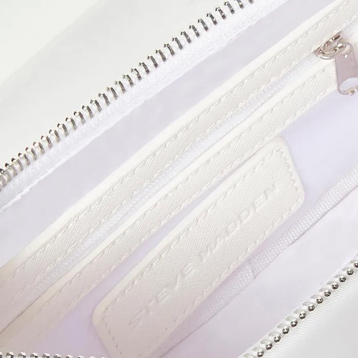 Steve Madden Bvital White Womens Shoulder Bags Steve Madden Bvital White Womens Shoulder Bags